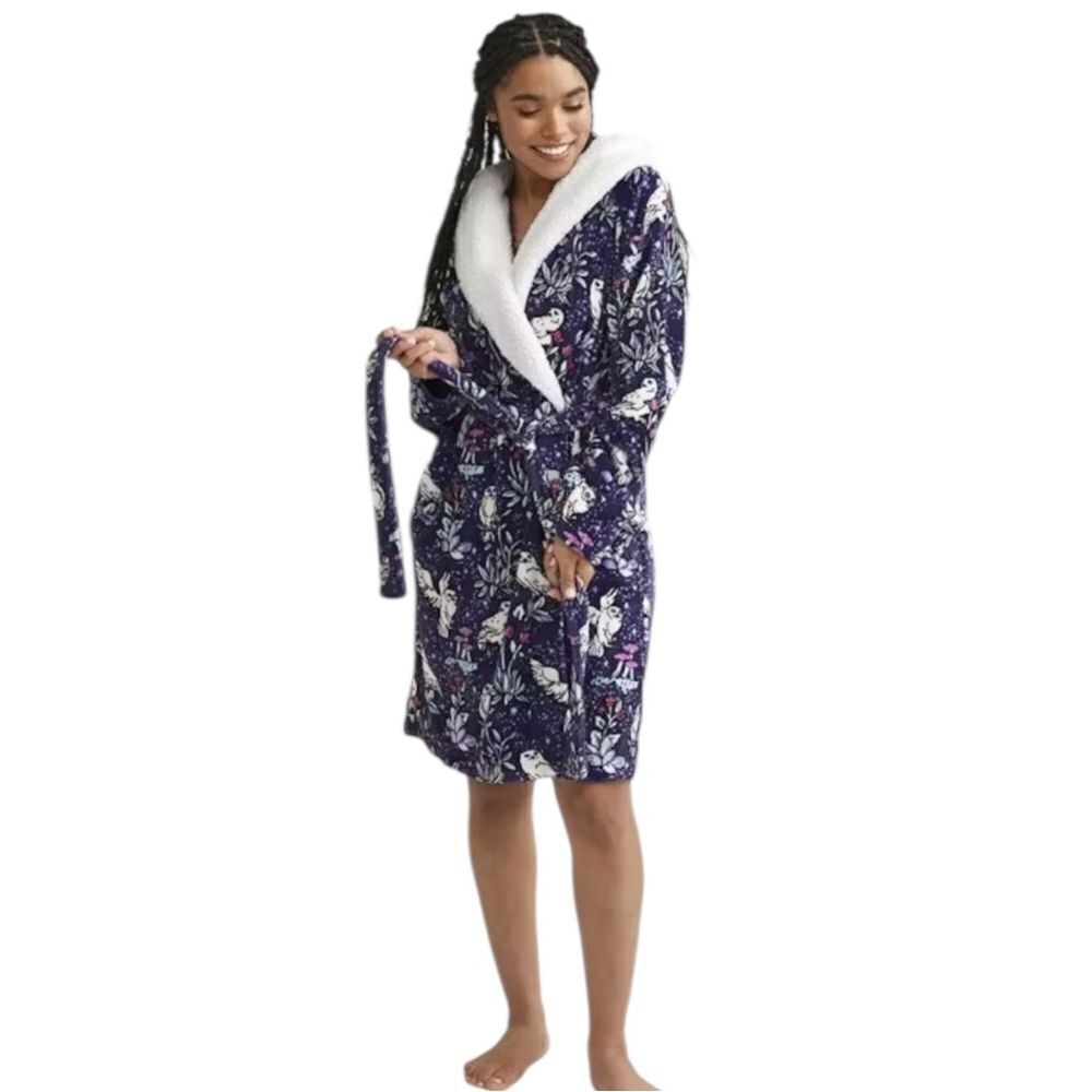 Vera Bradley Harry Potter Forbidden Forest Cozy Life Robe Small/Medium NWT